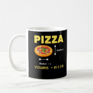 Taza De Café Gracioso Cálculo del Volumen de Matemáticas Pizz