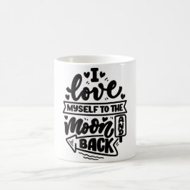Taza De Café Gracioso caligrafía Inspiradora clásica