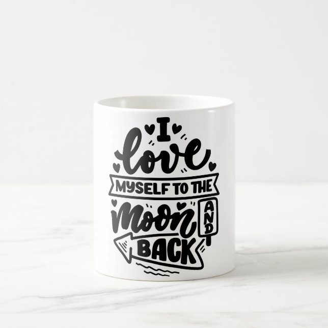 Taza De Café Gracioso caligrafía Inspiradora clásica (Centro)