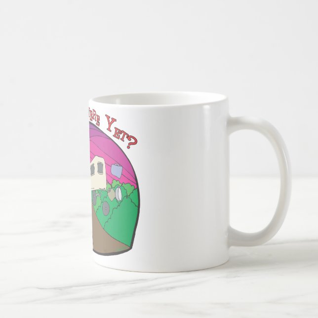 Taza De Café Gracioso Camping (Derecha)