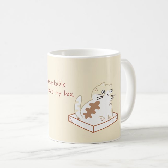 Taza De Café Gracioso Cat Pun | Esa Mugre De Gato (Anverso derecho)