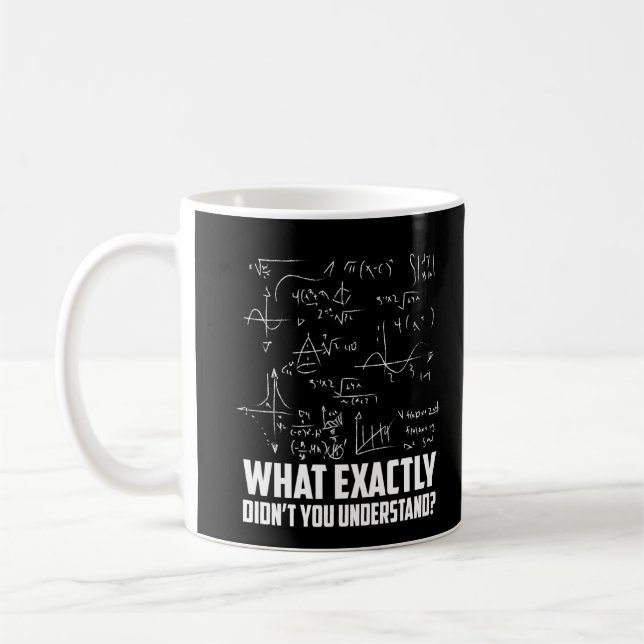 Taza De Café Gracioso Chiste científico de física geek matemáti (Izquierda)
