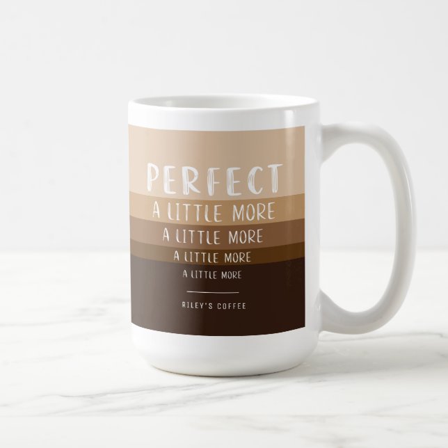 Taza De Café Gracioso Chiste de citas de creamer mug (Derecha)