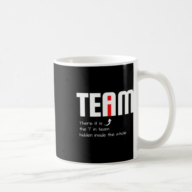 Taza De Café Gracioso Compañero De Equipo Sarcástico Encontré L (Derecha)
