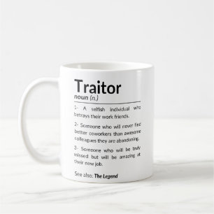 Taza De Café Gracioso compañero de trabajo de despedida, colega
