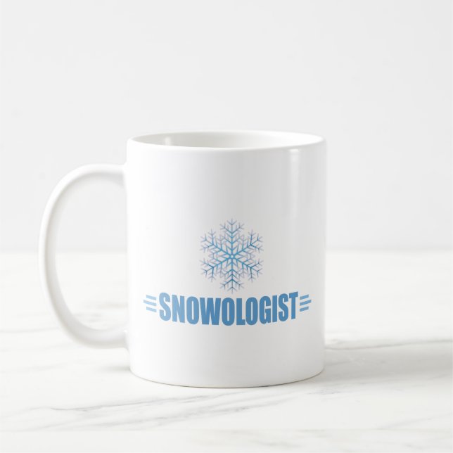 Taza De Café Gracioso copo de nieve (Izquierda)