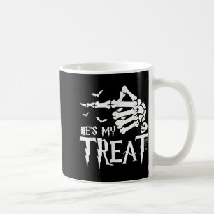 Taza De Café Gracioso Costume de Halloween Pareja Skeleton Mate