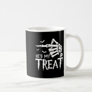 Taza De Café Gracioso Costume de Halloween Pareja Skeleton Mate
