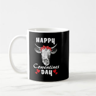 Taza De Café Gracioso Cow Lover Happy Cowentines Farm Gift. Per