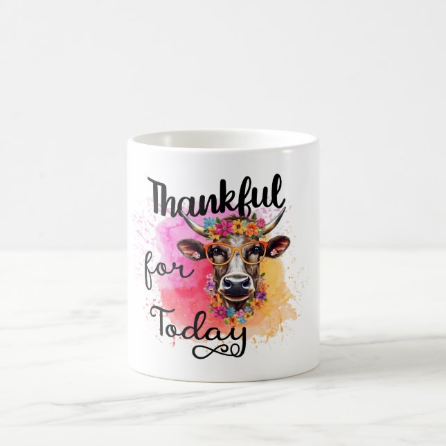 Taza De Café Gracioso Cow Mug, Heifer, Farm Life Mug, Ranch Mug (Centro)