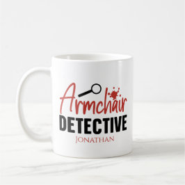 Taza De Café Gracioso detective Coffee Mug para salón de bomber
