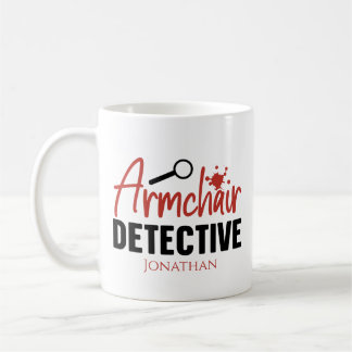 Taza De Café Gracioso detective Coffee Mug para salón de bomber