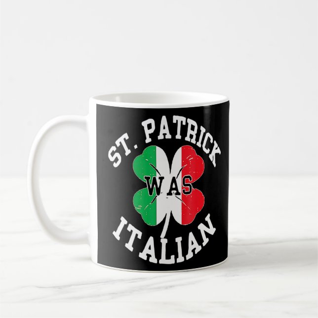 Taza De Café Gracioso Día de Sta Patrones Italiano Irlandés Ota (Izquierda)