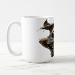 Taza De Café Gracioso diseño de arte burro