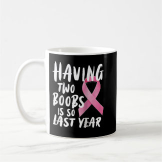 Taza De Café Gracioso Diseño de Cáncer de Mama Mastectomía Rag 