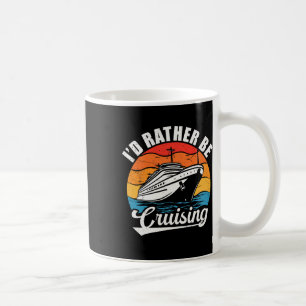 Taza De Café Gracioso diseño de crucero familiar para hombres m