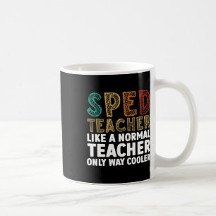 Taza De Café Gracioso Diseño De Educación Especial Para Hombres