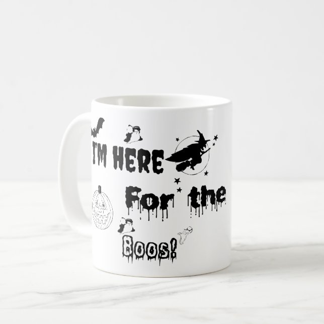 Taza De Café Gracioso diseño de mug en Halloween (Anverso izquierdo)