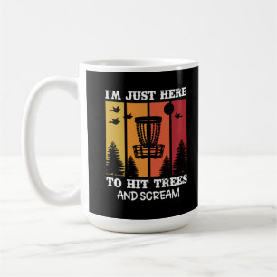 Taza De Café Gracioso Disk Golf Quote Retro Disk Golf