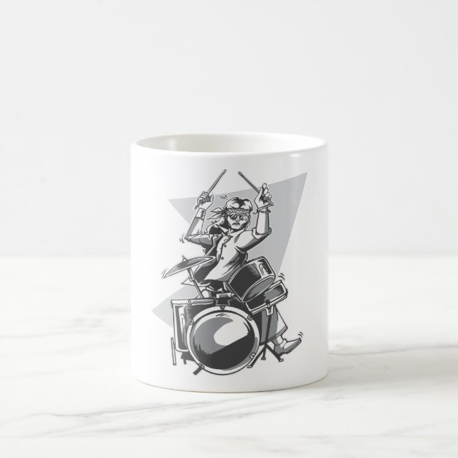 Taza De Café Gracioso Drummer Drums Gift (Centro)