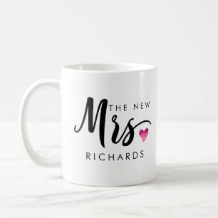 Taza De Café Gracioso el corazón de las nuevas tipografías colo