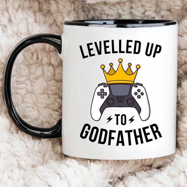Taza De Café Gracioso En La Propuesta Del Padrino, El Juego (Subido por el creador)