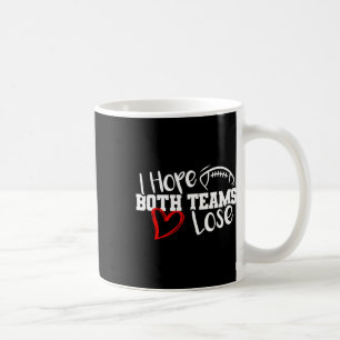Taza De Café Gracioso espero que ambos equipos pierdan el Super