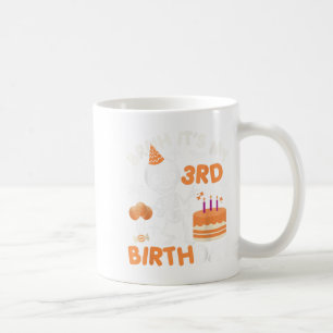 Taza De Café Gracioso esqueleto de cumpleaños de Halloween, Bru