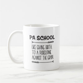 Taza De Café Gracioso estudiante auxiliar de medicina de escuel
