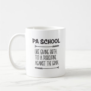 Taza De Café Gracioso estudiante auxiliar de medicina de escuel