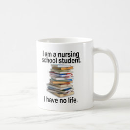 Taza De Café Gracioso estudiante de escuela de Enfermería
