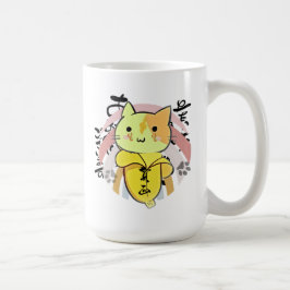 Taza De Café Gracioso gato bananero llorando