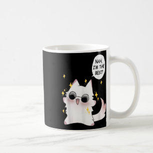 Taza De Café Gracioso Gato Gracioso Anime Meme Nah Im Mejor Ir