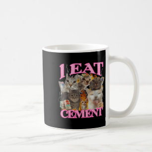 Taza De Café Gracioso gato meme me como un animal de citas japo