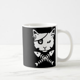 Taza De Café Gracioso gato pirata