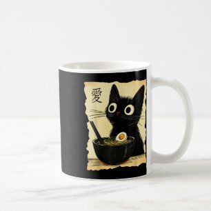 Taza De Café Gracioso gato Ramen Tee japonés Kawaii Anime