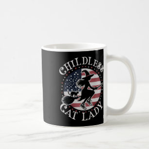 Taza De Café Gracioso Gato Sin Niños Dama Malvadas Testigos Por