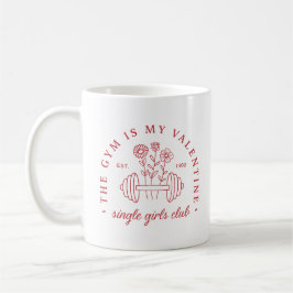 Taza De Café Gracioso gimnasio chicas solteros club de pesas ci