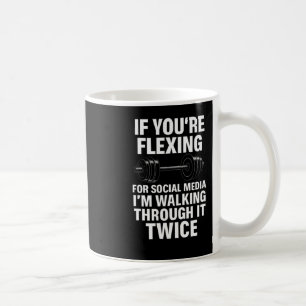 Taza De Café Gracioso gimnasio Flexing Workout Bodybuilding 2