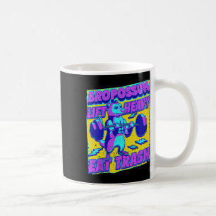 Taza De Café Gracioso Gimnasio Levantamiento Pesado Comer Trash