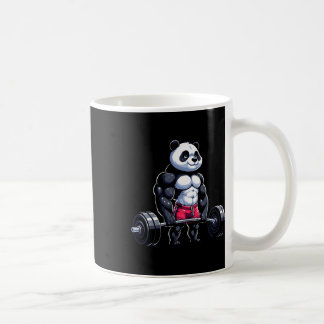 Taza De Café Gracioso Gimnasio Panda Bodybuilder Halterofilia M