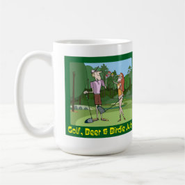 Taza De Café Gracioso golf, cerveza y jugo Birdie