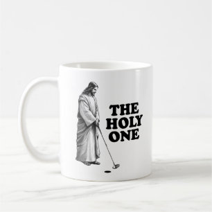 Taza De Café Gracioso Golf Jesus El Santo