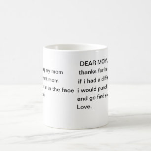 Taza De Café Gracioso golpe en el día de la madre