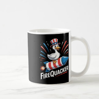Taza De Café Gracioso Goose 4 De Julio Independencia De Firequa