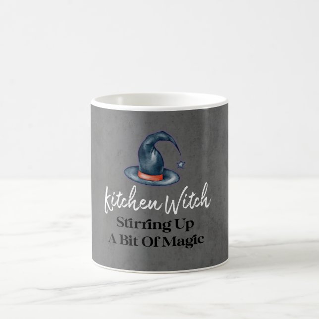 Taza De Café Gracioso Gótico Cocina Bruja Halloween Café Mug (Centro)