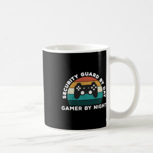 Taza De Café Gracioso Guardia De Seguridad Por Jugador De Día P