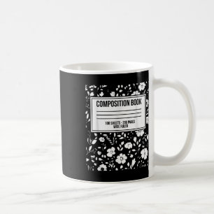 Taza De Café Gracioso Halloween Costume Journal Composition Not