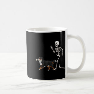 Taza De Café Gracioso Halloween Perro De Montaña Bernés Y Esque