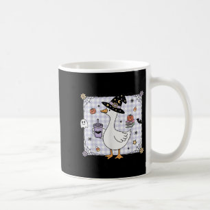 Taza De Café Gracioso Halloween Silly Goose Witch Spooky Goose 